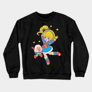 rainbow brite 80s Crewneck Sweatshirt